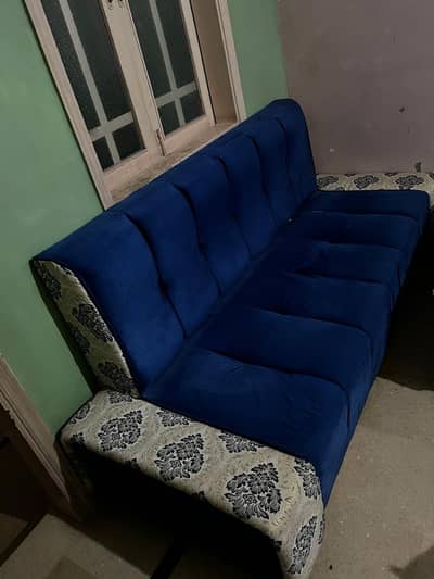 Sofa cum bed with single sofa