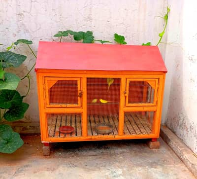 Beautiful Wooden Cage for All types of Budgies & Hogoromo etc