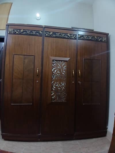 Double bad , 2 side table , 3 side cubard , dressing table