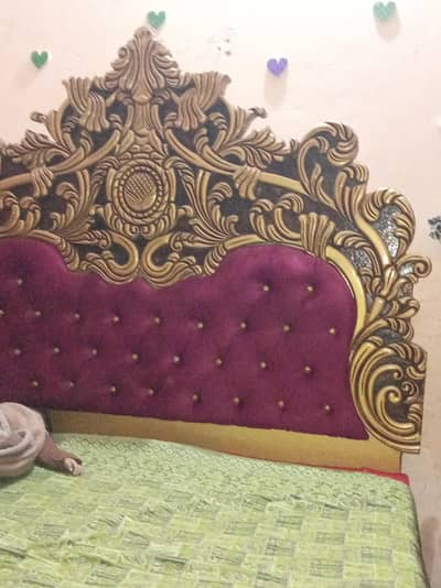 a Crown bed and dressing table for sale