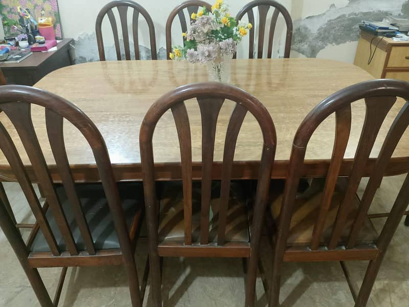 Solid wood dining table 1