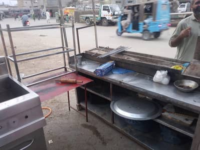 FAST FOOD AND BBQ COUNTERS OR HALWA PURI OR SAMOSA PAKODA COMPLETE STP