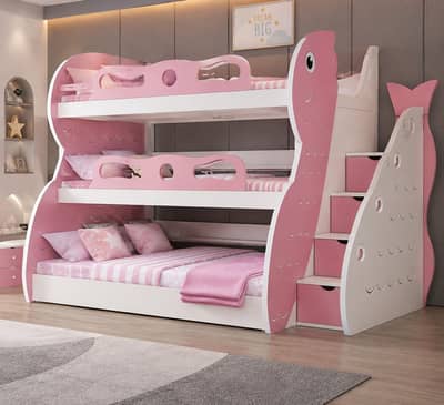 fish new triple bunk bed