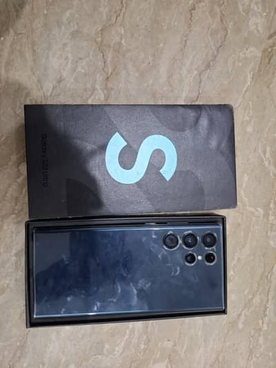 Samsung Mobile S22 Ultra with box official approved