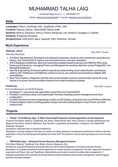 I am a Web Developer | I want job