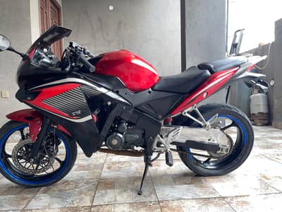 lifan 250 with heavy sound exhauste used under army officer