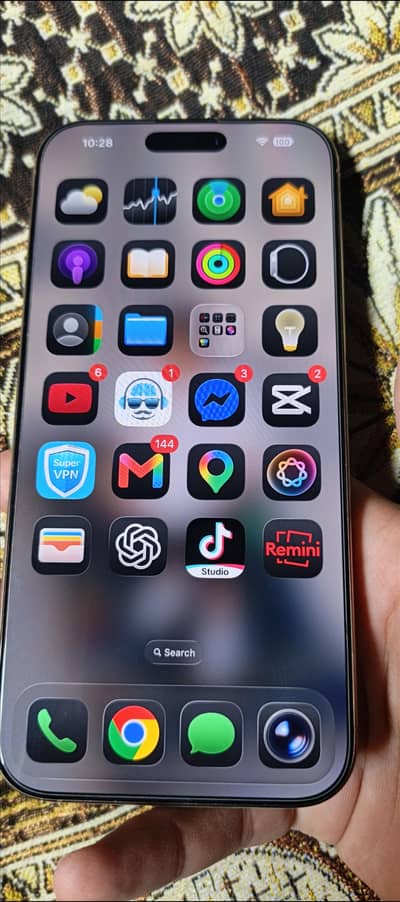 iPhone 16promax 256 jv desert  colour complete box