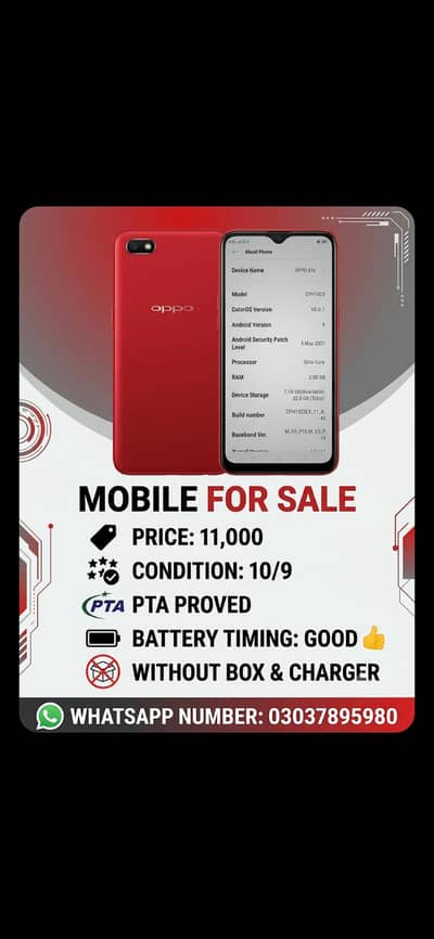 OPPO A1k