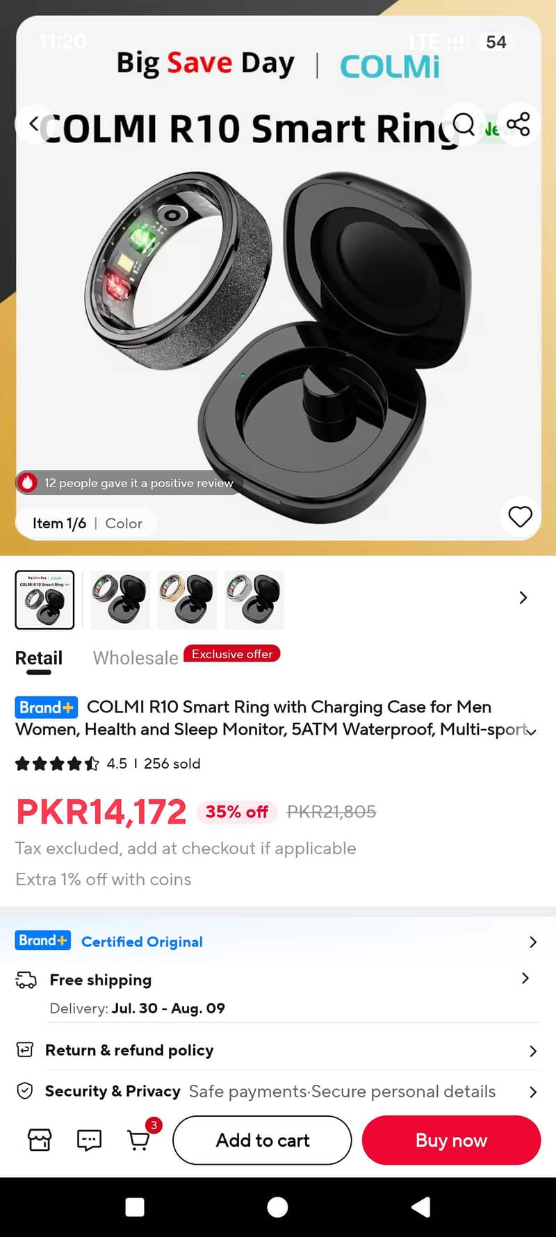 Colmi Smart Ring 11