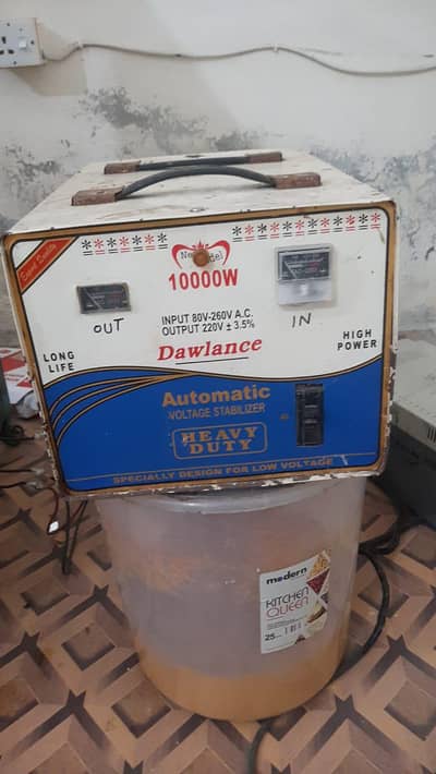 Dawlance 10000 Watt Heavy Duty Stabilizer Full Copper Wiring