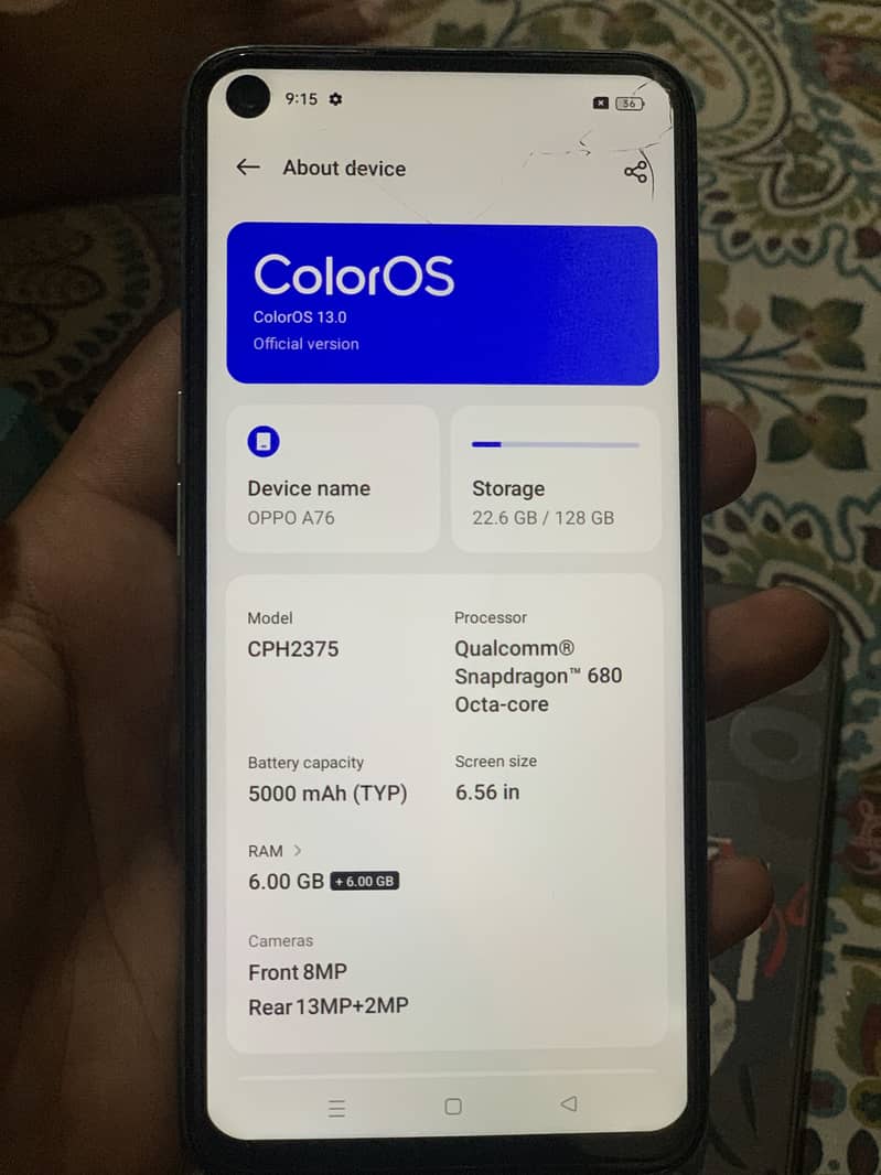 OPPO A76 3