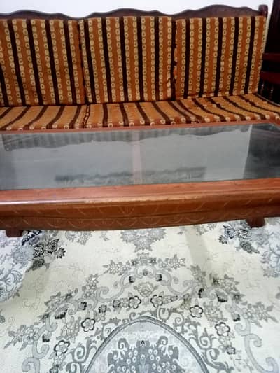 sofa set with table