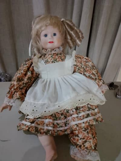 Vintage Porcelain Style Decorative Doll – Imported