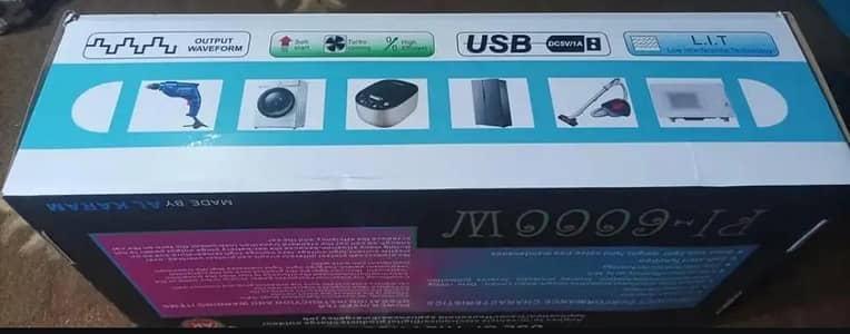 Inverter 12 V or 24 V to 220 V 6000 W