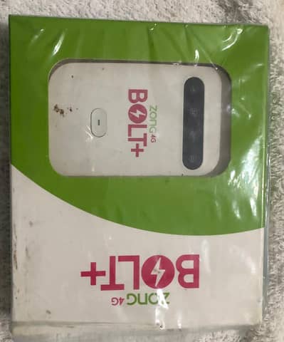 Zong 4G bolt+ device. just like New
