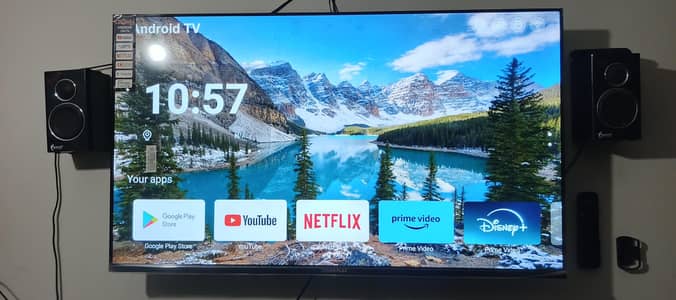 43" Crown Plus Android LED Smart TV 4k