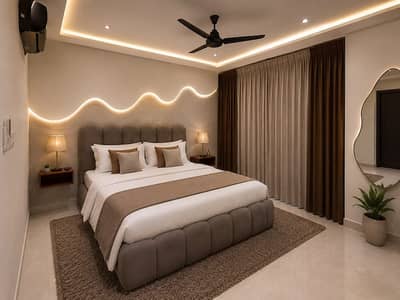 1 Bedroom Luxury Furnished Apartment is Available for Rent in Bahria Town Lahore