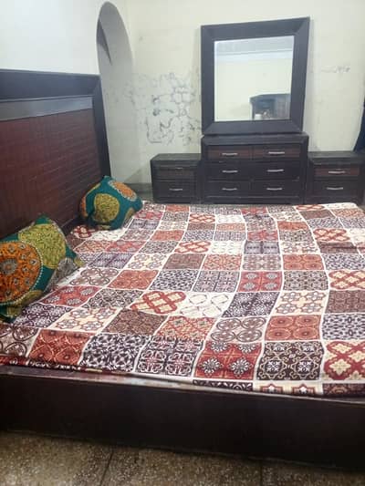 Solid Bed set for urgent sale due to shifting