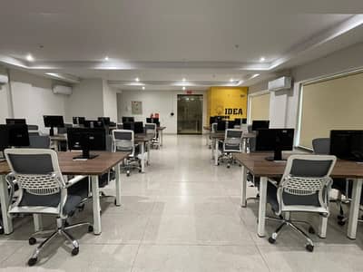 Fully Furnished 4 Floors Commercial Office Available | CCA Phase 5 DHA Lahore | Ready Software House Setup For Rent