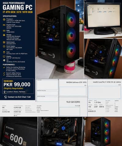 Gaming + Heavy task PC