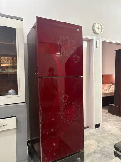orient Glass door 410 litre ( 15 cubic feet) large capacity fridge