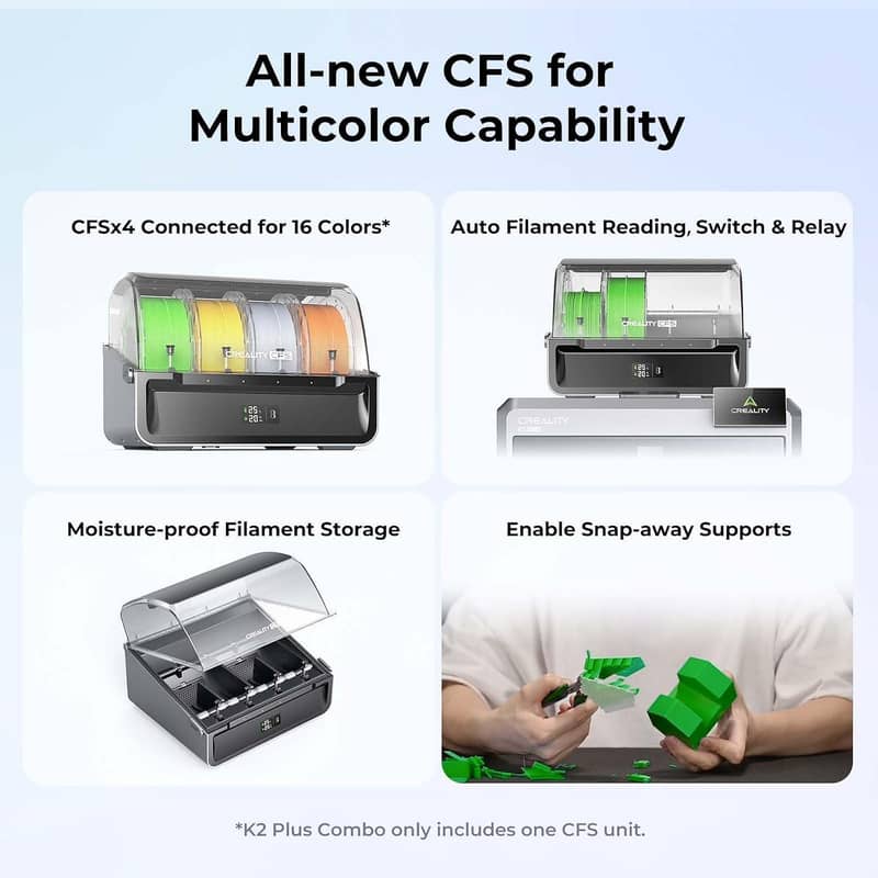 Creality K2 se Combo with ams FDM 3D Printer multi color 7