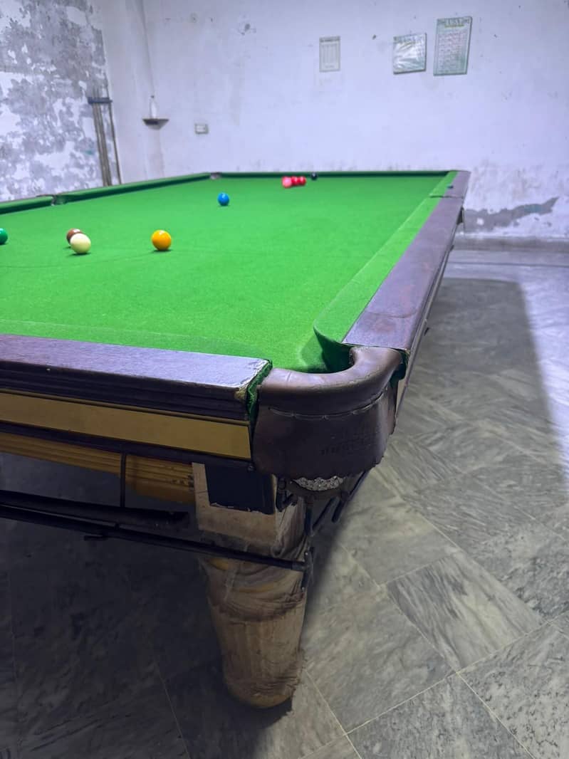 snooker table 6/12 2