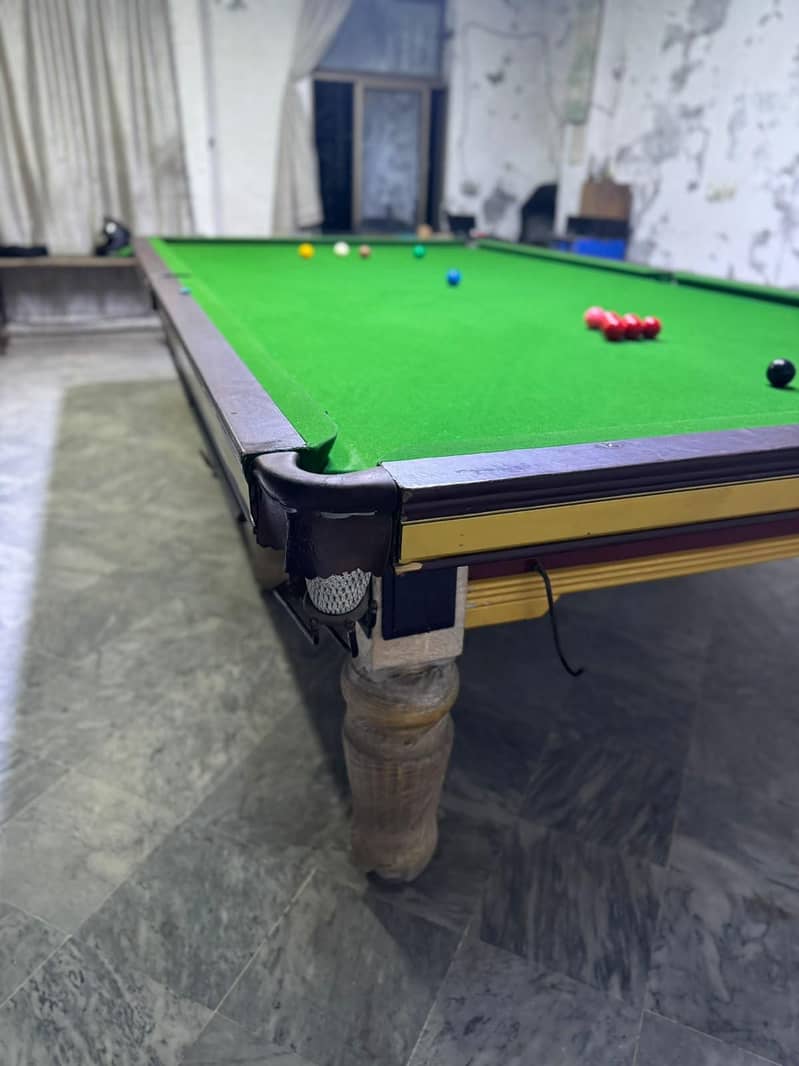 snooker table 6/12 3