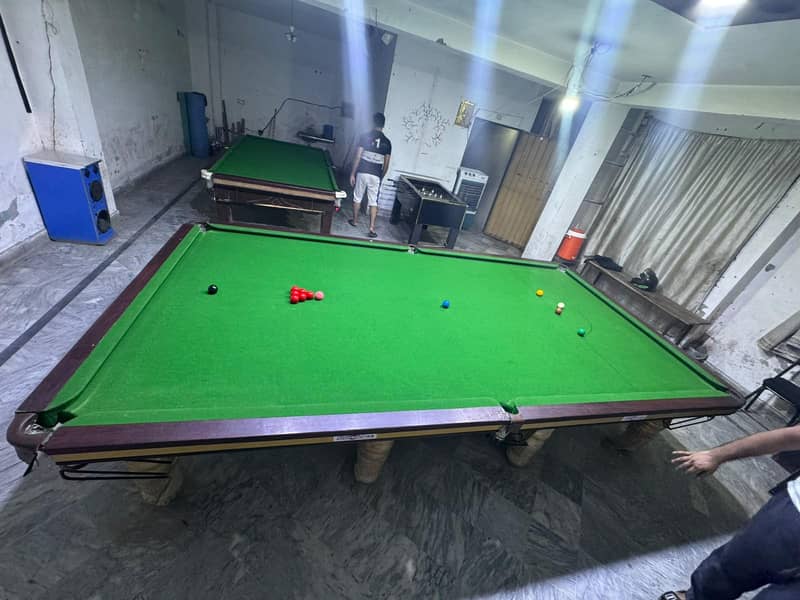 snooker table 6/12 5