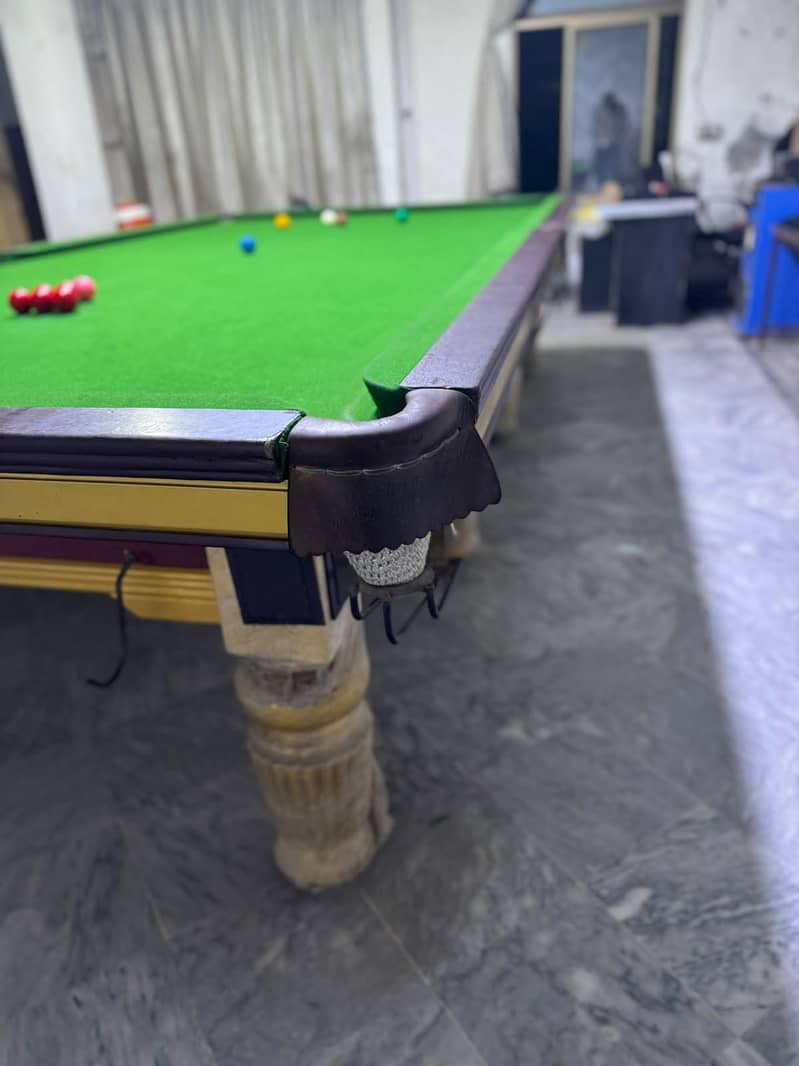 snooker table 6/12 6