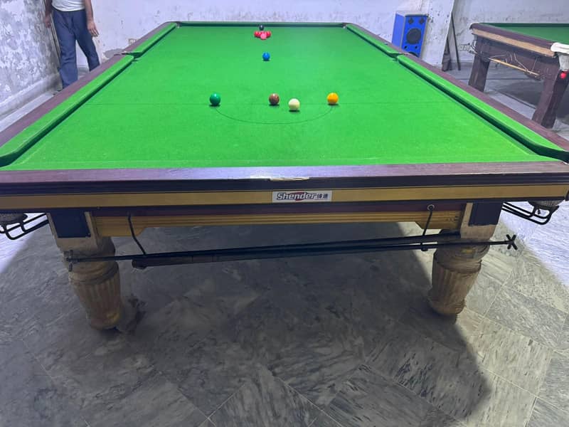 snooker table 6/12 7