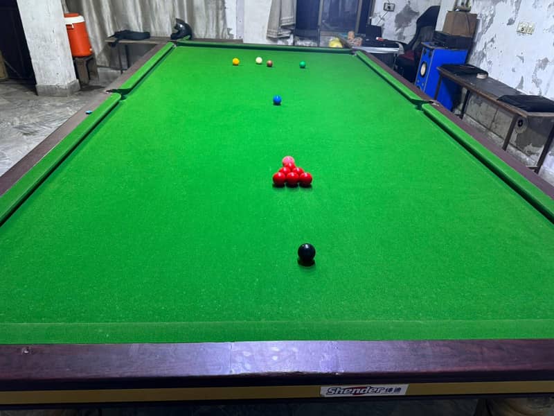 snooker table 6/12 8