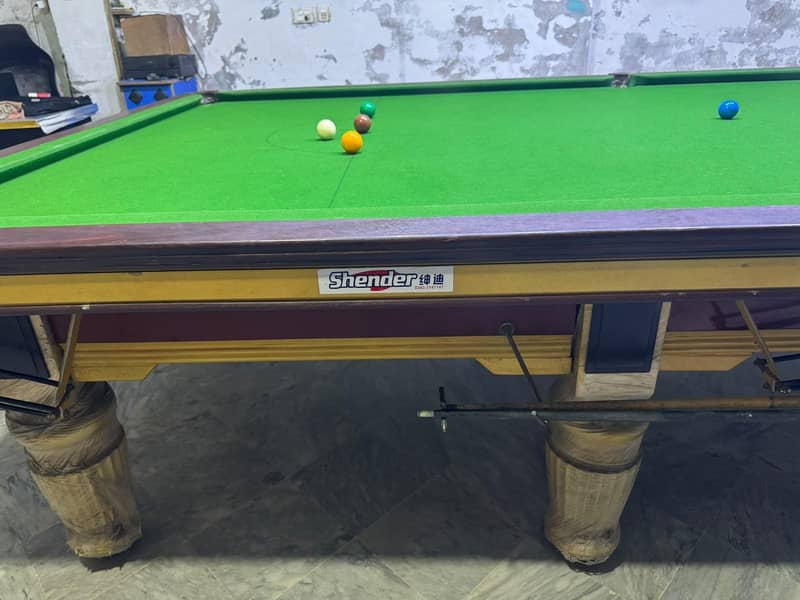 snooker table 6/12 9