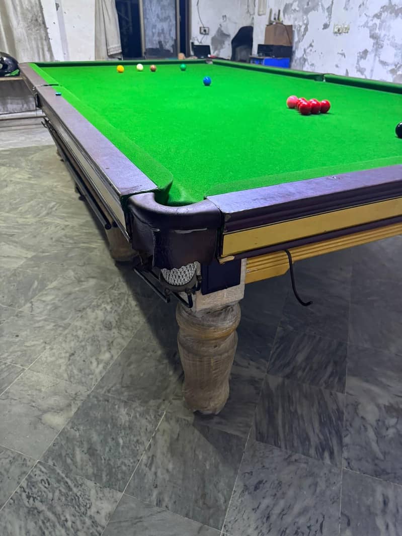 snooker table 6/12 10