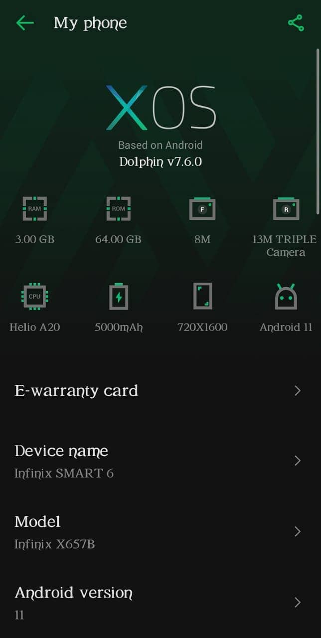 Infinix Smart 6 4