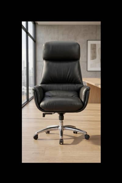 IMPORTED BLACK EXECUTIVE CHAIR | BOSS CHAIR | IMPORTED RECLINING CHAIR
