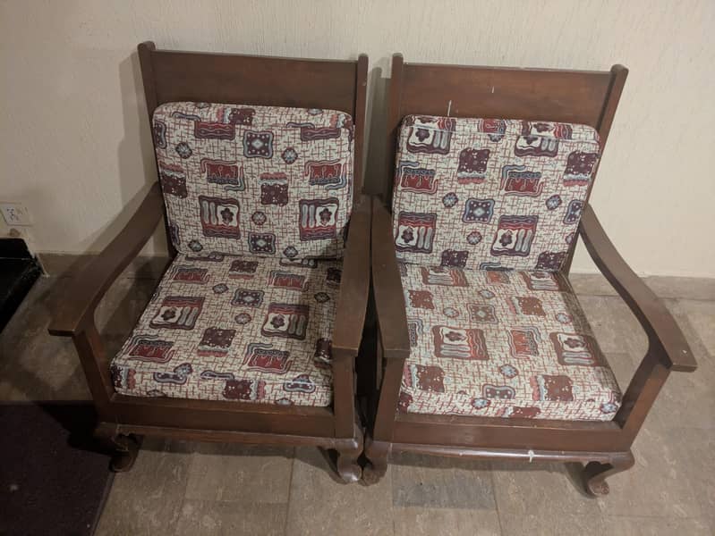 5 seater sofa solid wood 1