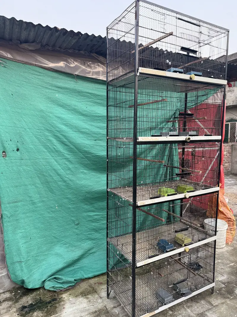 One season used spot welded cages are up for sale 9/10 condition — photo 2