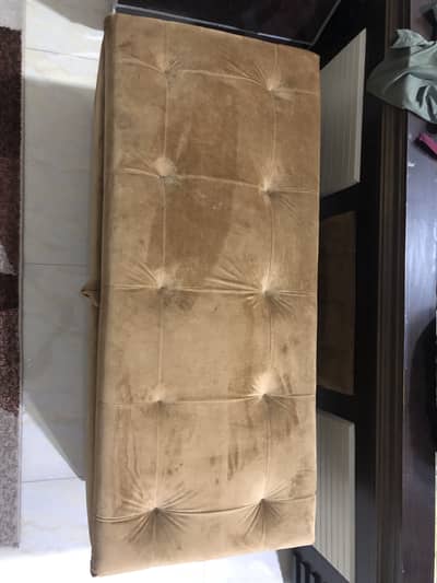 Storage bench velvet  seti ottoman