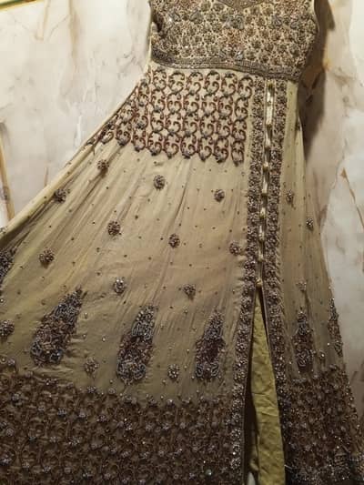 full embroidery work gown