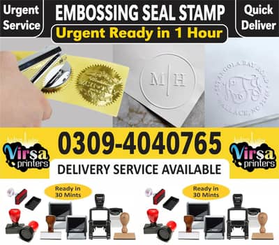 Paper Embossed Stamp Maker Letterhead Printing Rubber Stamp Making