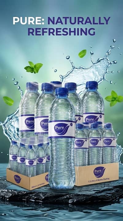 Water Bottles Available 1.5Ltr & 500ml.