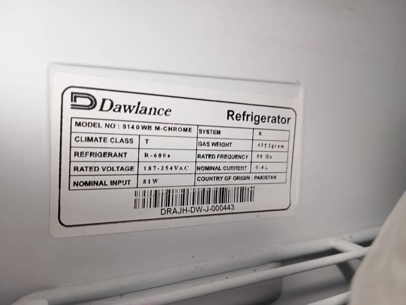 Dawlance  fridge 3