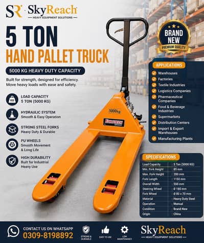 Pallet Truck | Stacker | Drum Trolley I Lifter I Forklifter For Sale