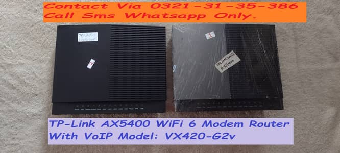tplink ax5400 modem router wifi 6 model