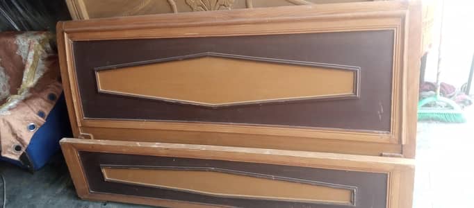 Wooden King size bed