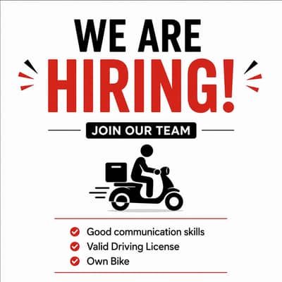 Food Delivery Rider + Order Taker
