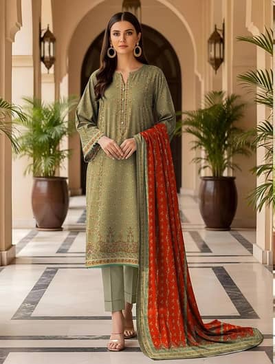 Green dooby law 3 PCs suit