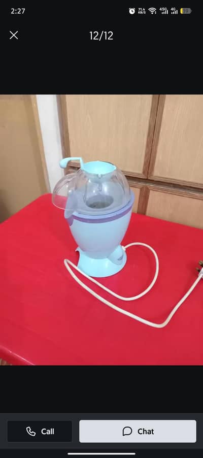 instant popcorn maker electric automatic pop corn machine