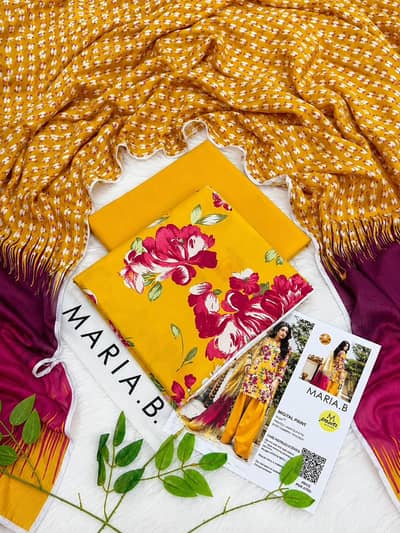 MARIA. B 3PIECE SUIT | LIMITED OFFER | LAWN COLLECTION